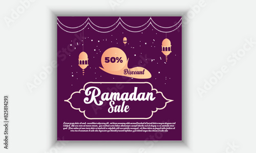 Ramadan social media posts template and Ramadan kareem islamic festival social media post design template
 
