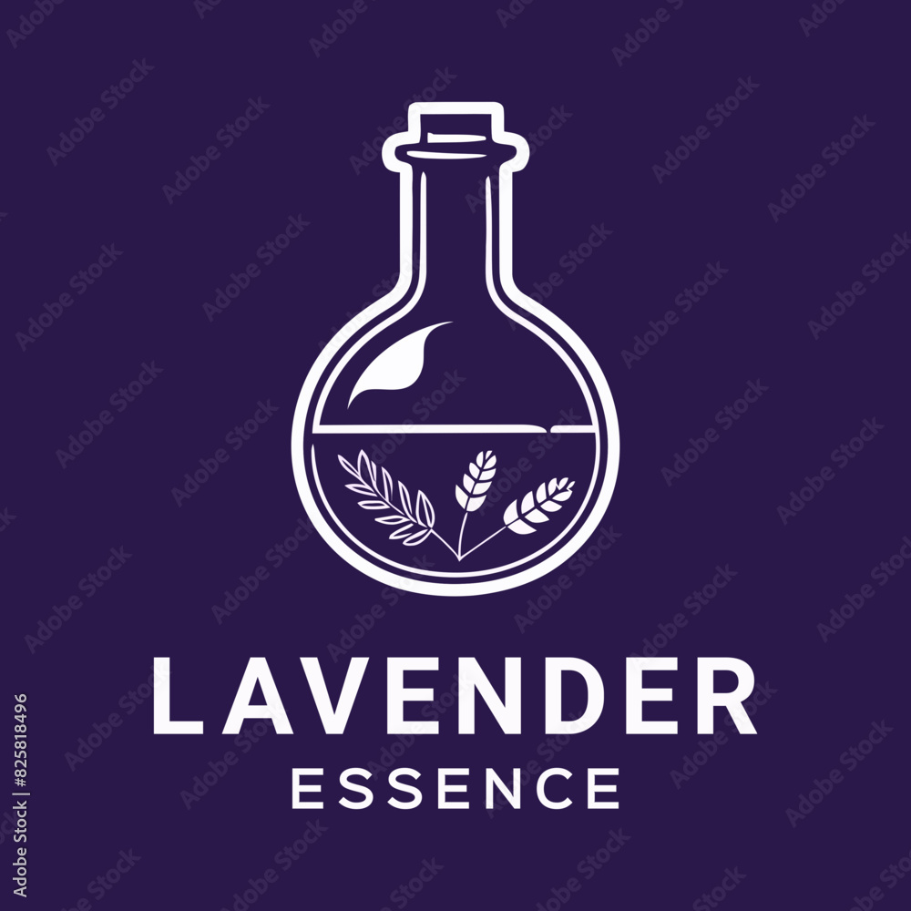 Lavender essence for logo design