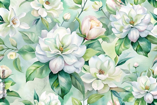 watercolor flower background