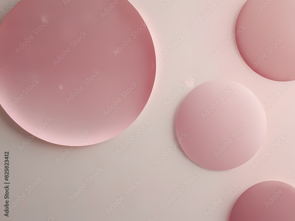 abstract design with soft, overlapping circles in a single shade of pink abstract design with soft, overlapping circles in a single shade of pink