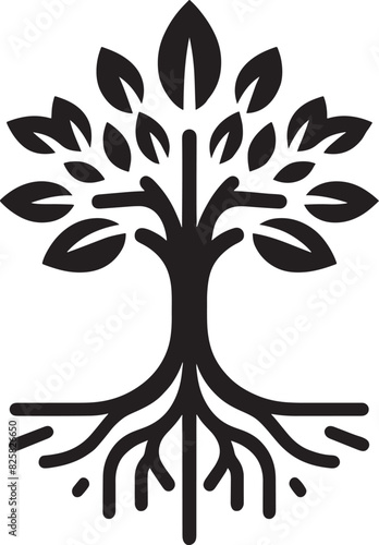 Tree with Leaves vector