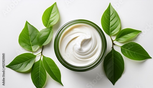 white rose on a wooden background  wine with spices and herbs  plant with leaves  leaf on black  cream with leaves  round cosmetic natural cream open jar with green leaves on white background top view