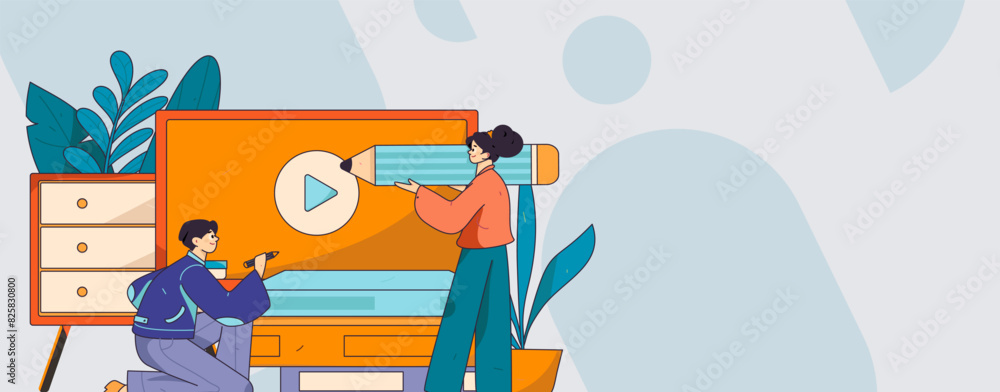 Education and learning people flat vector concept hand drawn illustration
Education and learning people flat vector concept hand drawn illustration