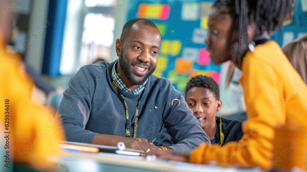 teacher in a classroom, engaging with students, using interactive teaching methods to inspire and educate the next generation teacher in a classroom, engaging with students, using interactive teaching methods to inspire and educate the next generation