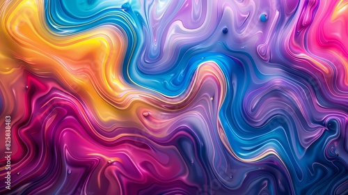 Vibrant swirls of various colors blending seamlessly to create a visually stunning and immersive backdrop