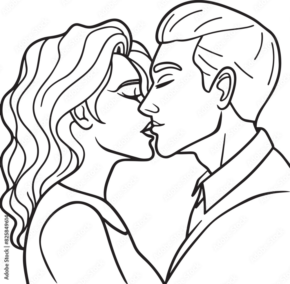 couple kissing illustration black and white couple kissing illustration black and white