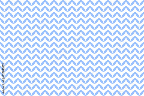 Abstract Seamless Geometric Pattern. Blue and White Texture. 