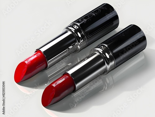 D Art Style of Vibrant Red Lipstick