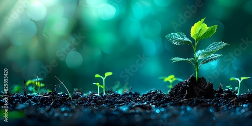 Ecofriendly company aims for carbon neutrality by 2024 reducing CO2 emissions. Concept Eco-friendly Practices, Carbon Neutrality, CO2 Reduction, Sustainability Goals, Environmental Impact