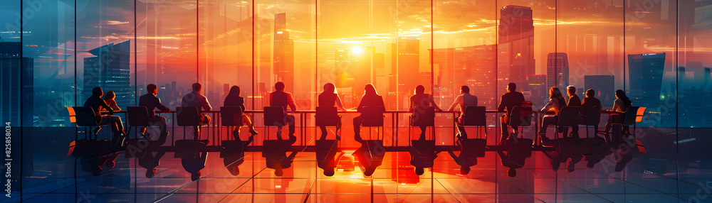 High Res Image: Collaborative Project Meeting Concept with Glossy Backdrop Teamwork and Knowledge Sharing in Business Environment Photo Stock High Res Image: Collaborative Project Meeting Concept with Glossy Backdrop Teamwork and Knowledge Sharing in Business Environment Photo Stock