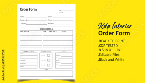 Order Tracker  Form Template