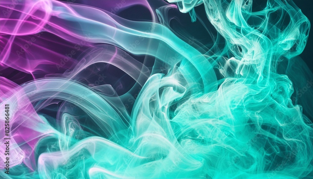 Fototapeta premium Abstract Elegance: Purple Hues and Distortion Effects in a Futuristic Design