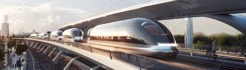 Futuristic High Tech Transp...