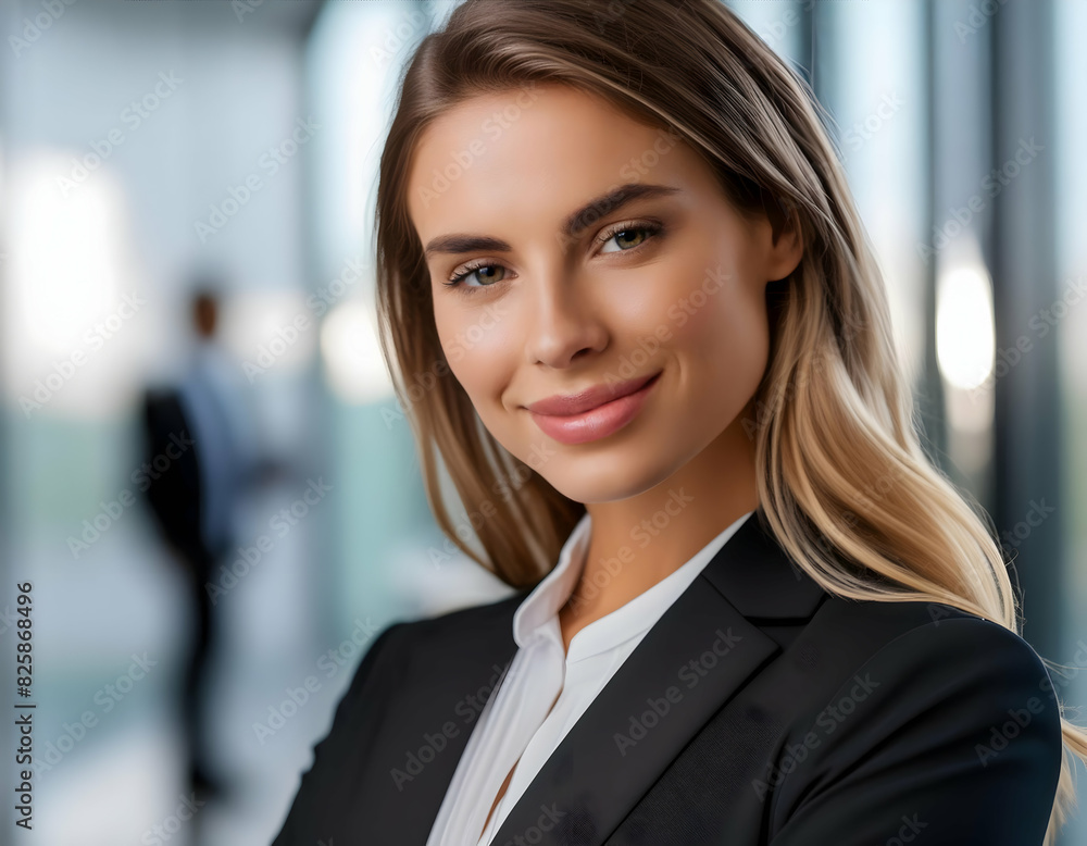 Dynamic Leader: Young Businesswoman's Corporate Portrait Dynamic Leader: Young Businesswoman's Corporate Portrait