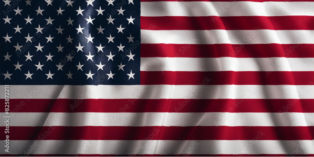 Naklejka premium American Flag For Memorial Day Background
