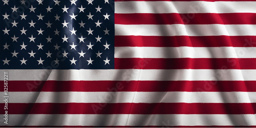 American Flag For Memorial Day Background
