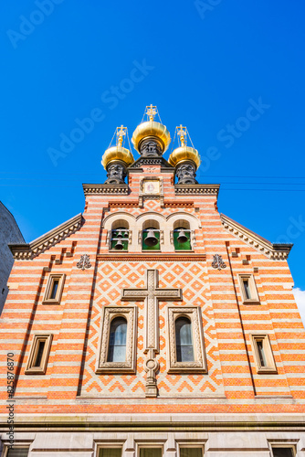 Alexander Newskij Kirke - a Russian Orthodox church in Copenhagen, Denmark