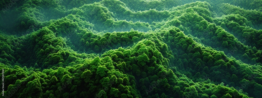 Green moss background in abstract style.