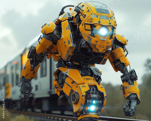 Journey into the Future Robots Pack, Electric Trains Deliver Revolutionizing Logistics