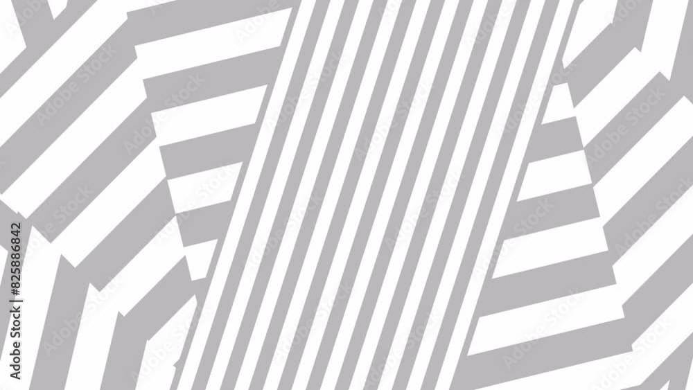4k animation. Abstract background with black and white stripes.Geometric pattern.Seamless loop video. backdrop.
4k animation. Abstract background with black and white stripes.Geometric pattern.Seamless loop video. backdrop.