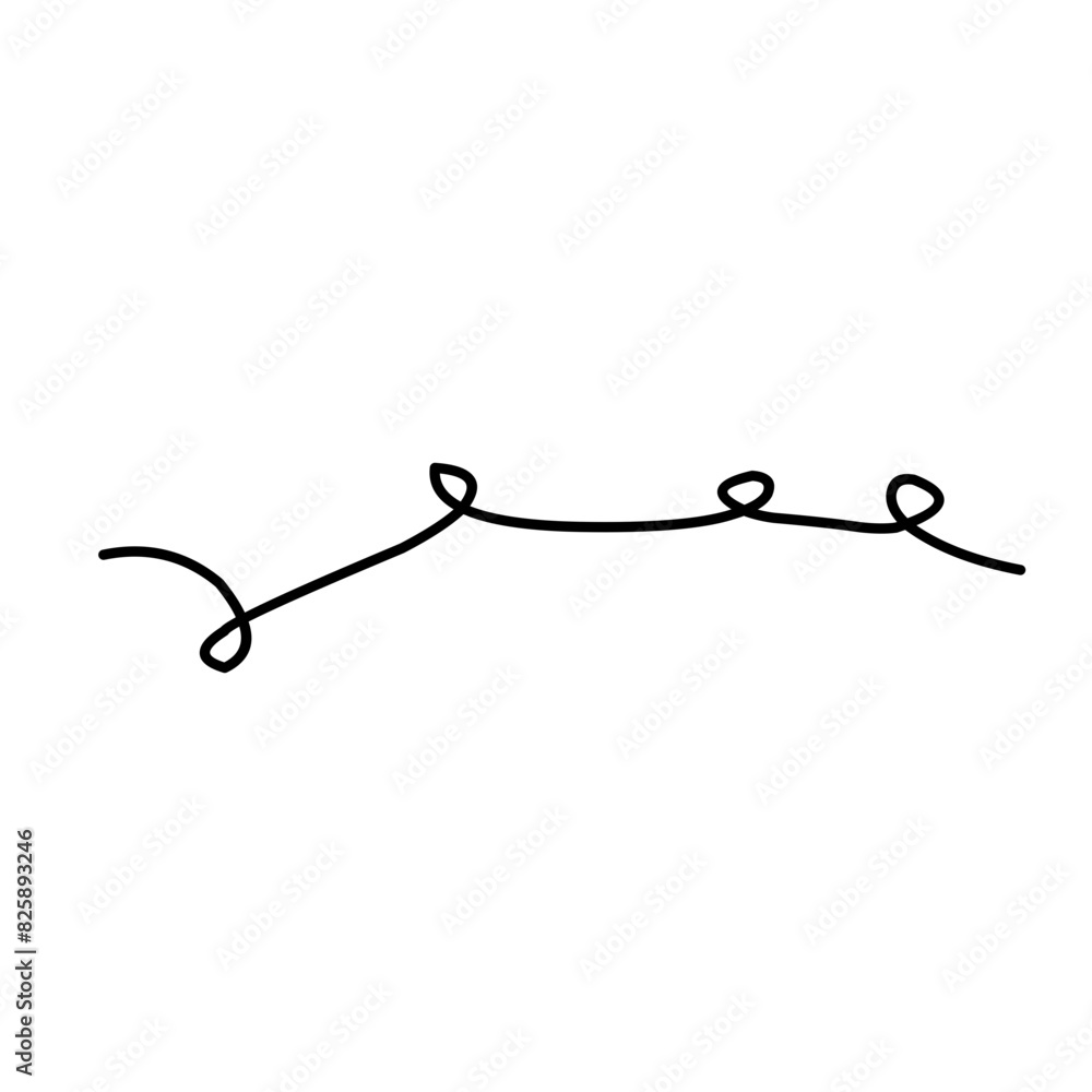 abstract curly lines doodle abstract curly lines doodle