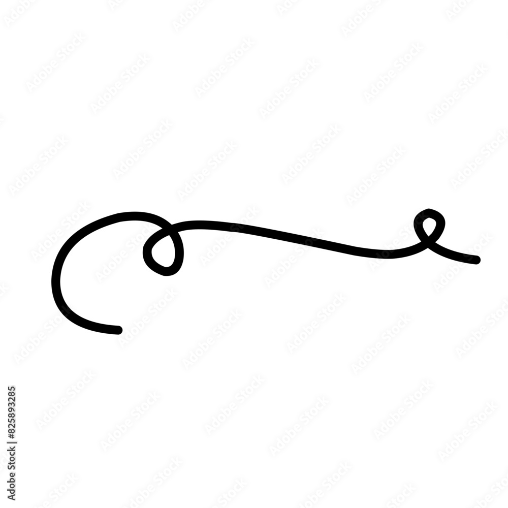 abstract curly lines doodle abstract curly lines doodle