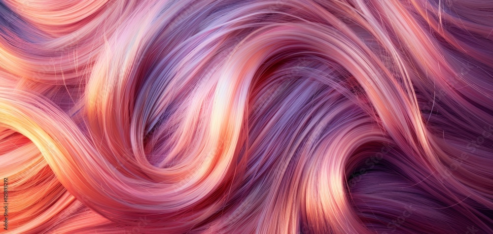 Abstract flowing strands of pink and purple hair-like fibers, perfect for backgrounds, wallpapers, and design elements. Abstract flowing strands of pink and purple hair-like fibers, perfect for backgrounds, wallpapers, and design elements.