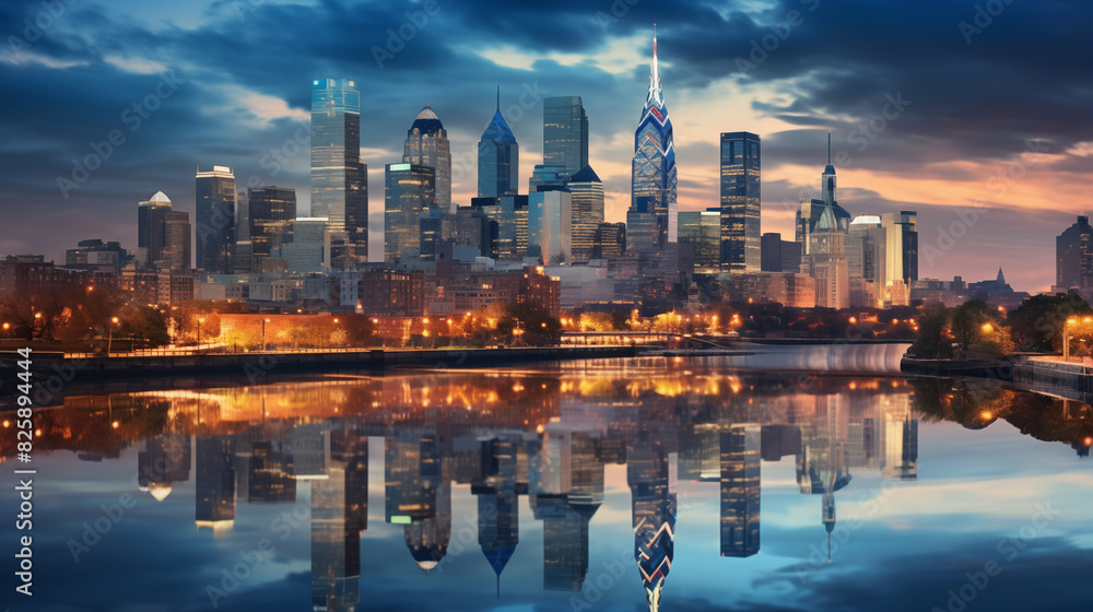 Fototapeta premium Cityscape of downtown.
