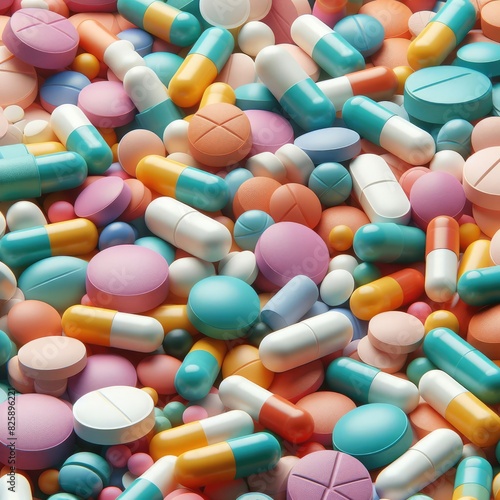 The Vibrant Spectrum of Medication Pills: Beauty in Health Packaging
