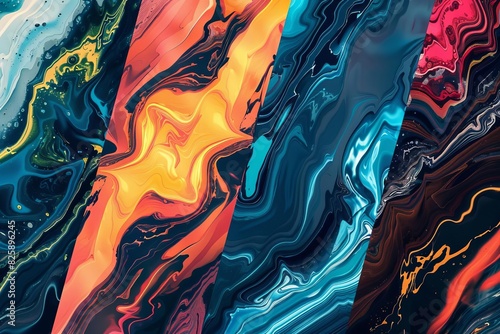 A vibrant array of various abstract and colorful backgrounds, suitable for creative digital content, graphic design, or artistic presentations photo