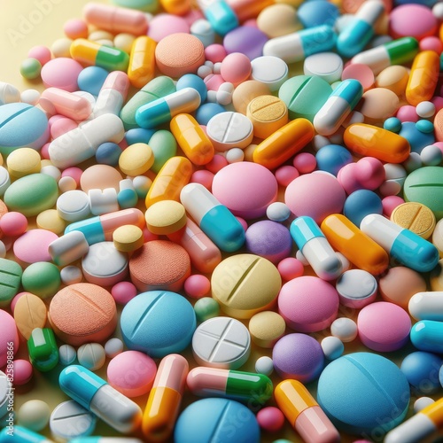 The Vibrant Spectrum of Medication Pills: Beauty in Health Packaging