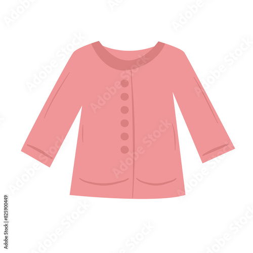 pink t shirt isolated for baby shower
