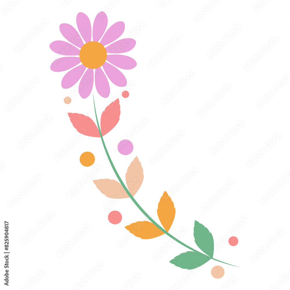 flower branch flower divider flower wreath flower Autumn branch ornament floral divider. element on transparent flower branch flower divider flower wreath flower Autumn branch ornament floral divider. element on transparent
