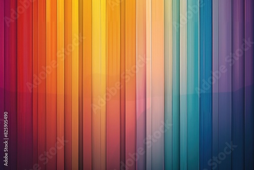 Spectrum of Creativity  Vibrant Vertical Stripes in a Bold Colorful Design - Generative AI