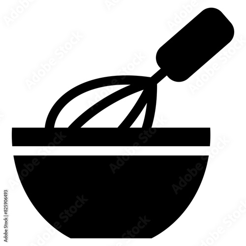 Mixing Bowl  Icon Element For Design