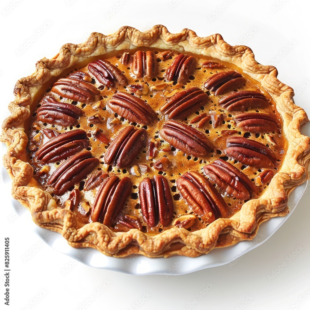 a delicious pecan pie made with the freshest ingredients available, with it creamy crust ready to be devoured a delicious pecan pie made with the freshest ingredients available, with it creamy crust ready to be devoured