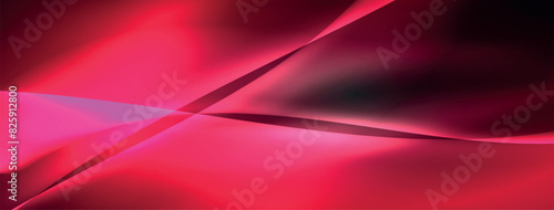 Lines and waves with neon light effect background for wallpaper, business card, cover, poster, banner, brochure, header, website
