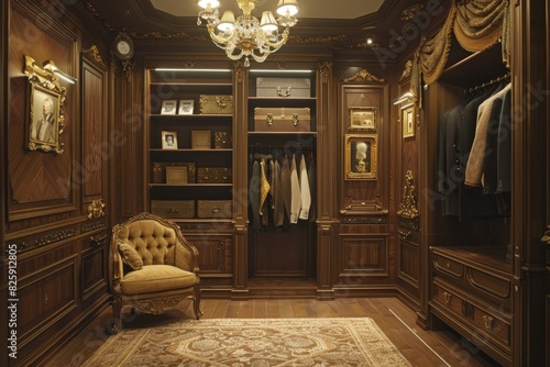Classical Wardrobe Interior © Abdul
