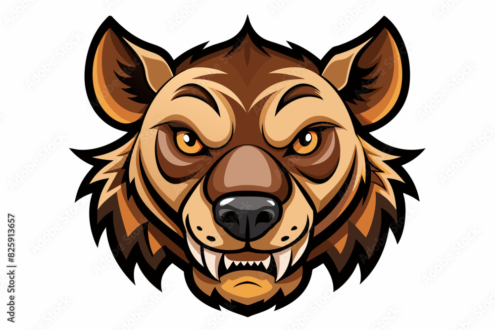 Andrewsarchus animal face vector artwork illustration Andrewsarchus animal face vector artwork illustration