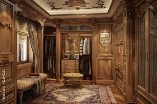Classical Wardrobe Interior © Abdul
