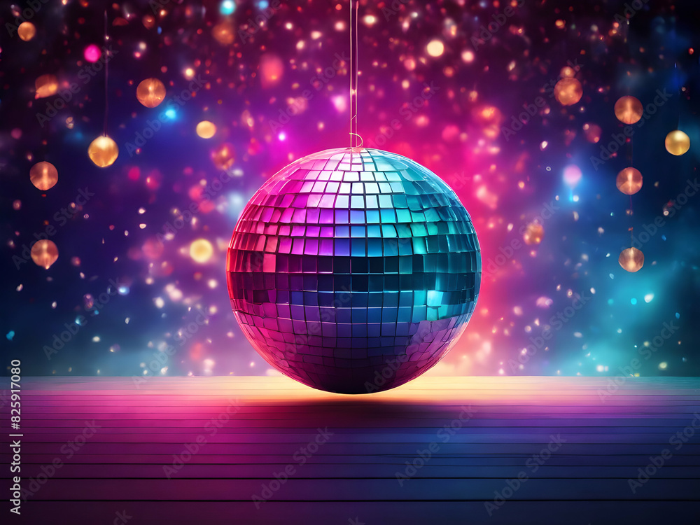 purple disco ball. illustration, vector, design, bright,Ai generated purple disco ball. illustration, vector, design, bright,Ai generated