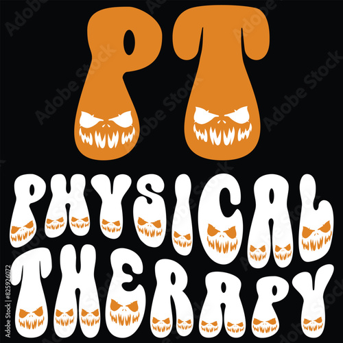 Physical Therapist Halloween physical therapy spooky T-Shirt