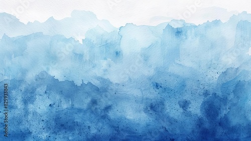 Soft watercolor blue texture, perfect for soothing or wellnessrelated backgrounds