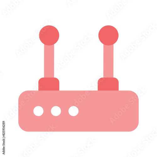Wifi router icon design, wireless internet provider