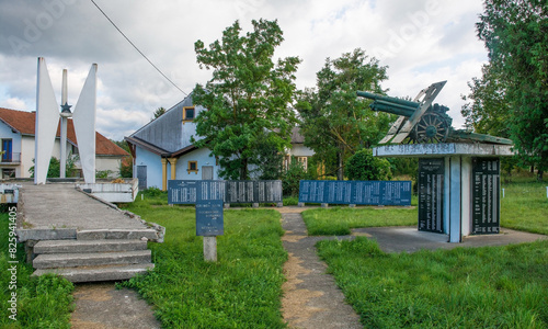 A Yugoslav-era WW2 partisan memorial park in Vrtoce in the Bosanski Petrovac municipality of Una-Sana Canton, Federation of Bosnia and Herzegovina.