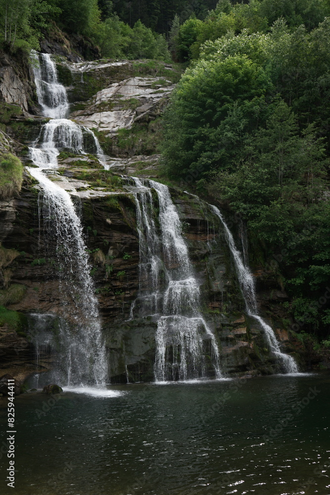 Obraz premium waterfall in the forest