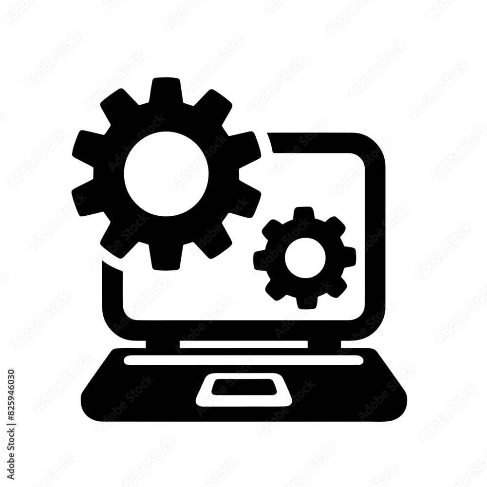 maintenance icon laptop vector SVG maintenance icon laptop vector SVG