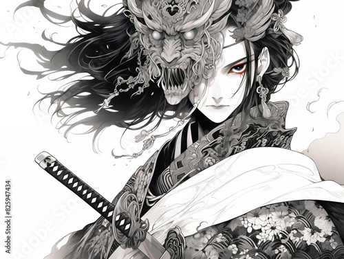 A brave and matchless samurai.