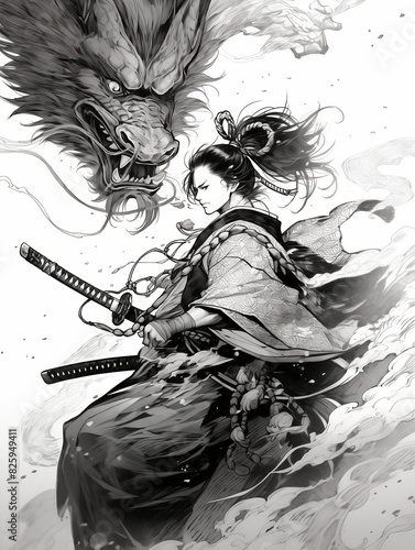 A brave and matchless samurai.
