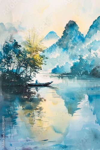 lake background